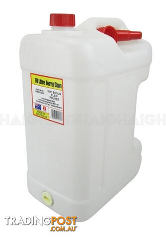 WATER CONTAINER 10 LITRE - WHITE WC10