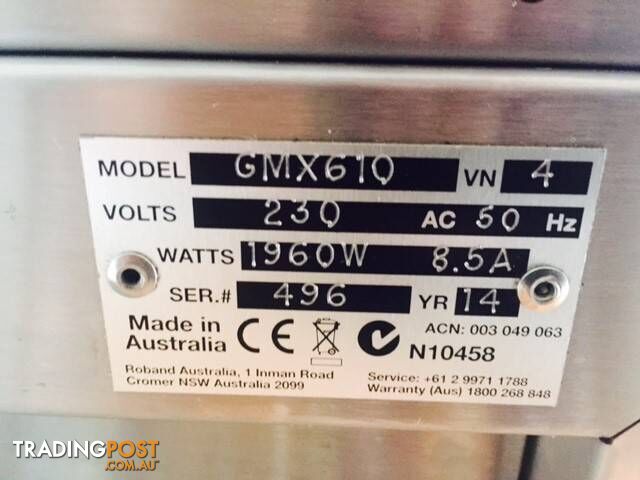 Roband GMX610 Grill Max Toaster Normal RRP 684 + gst - photo 3 of 4