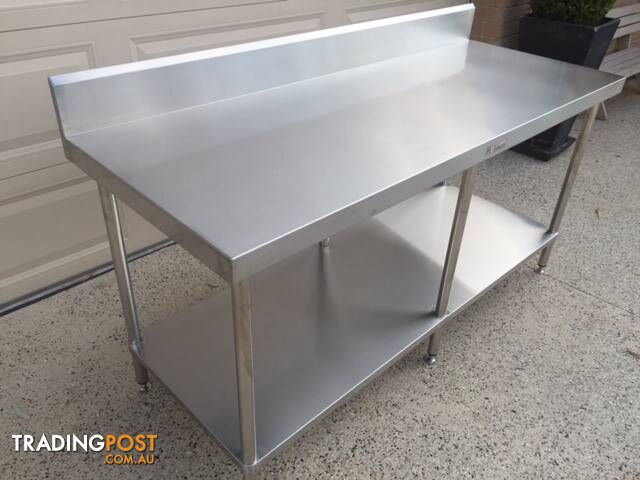 Simply Stainless 1800x700mm bench with splashback RRP $1345