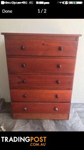 Chest of drawers tallboy