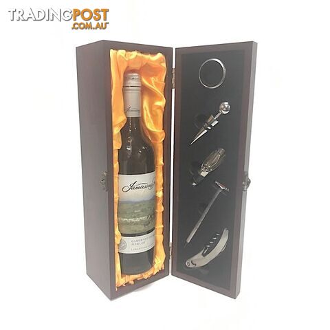 Rosewood Fine Quality Wine Gift Box ? 5 Tools