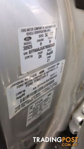 2009, Ford Territory TS 7 Seater Wrecking Now - photo 2 of 6