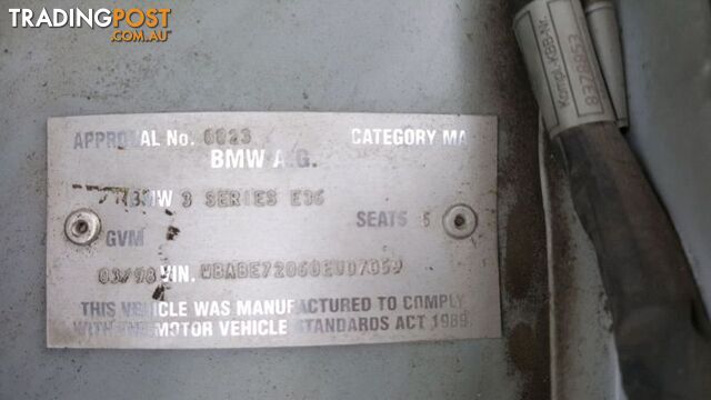 BMW 318i 2 Seater Silver Wrecking Now - photo 4 of 8