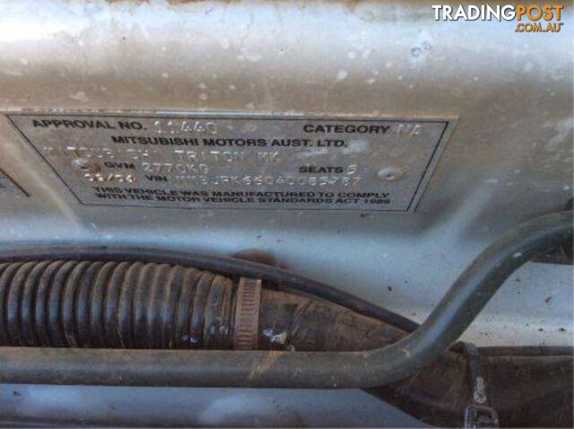 08/04, Mitsubishi, Triton, Utility Dual Cab Wrecking Now - photo 5 of 7