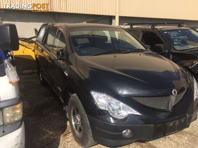 2009 SSANGYONG ACTYON SPORTS TRADIE (4x4) Q100 MY08 DOUBLE CAB UTILITY