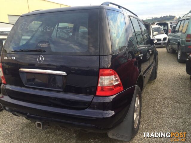 2002 MERCEDES-BENZ ML 500 LUXURY (4x4) W163 4D WAGON