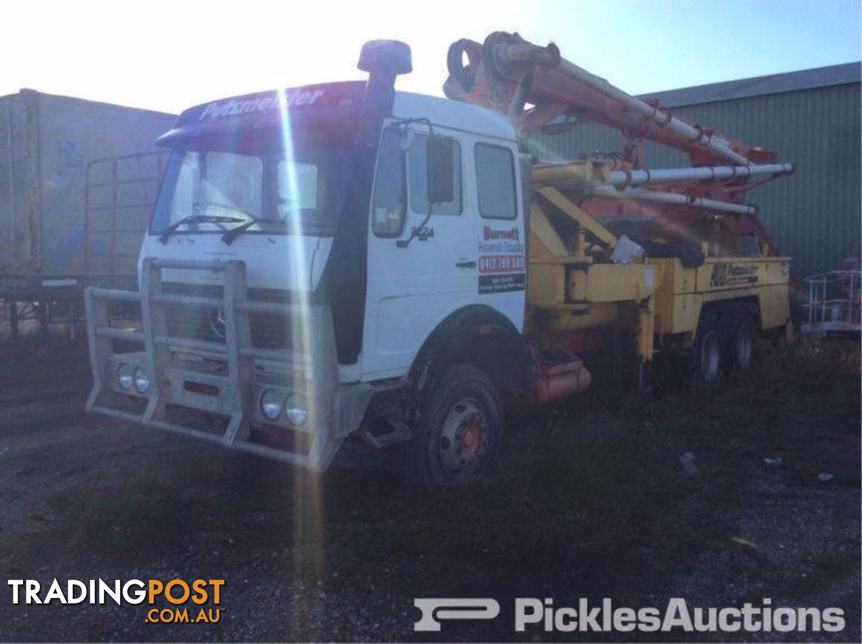 08/78, Mercedes Benz, 2224, 6 x 4, Concrete Line Pump