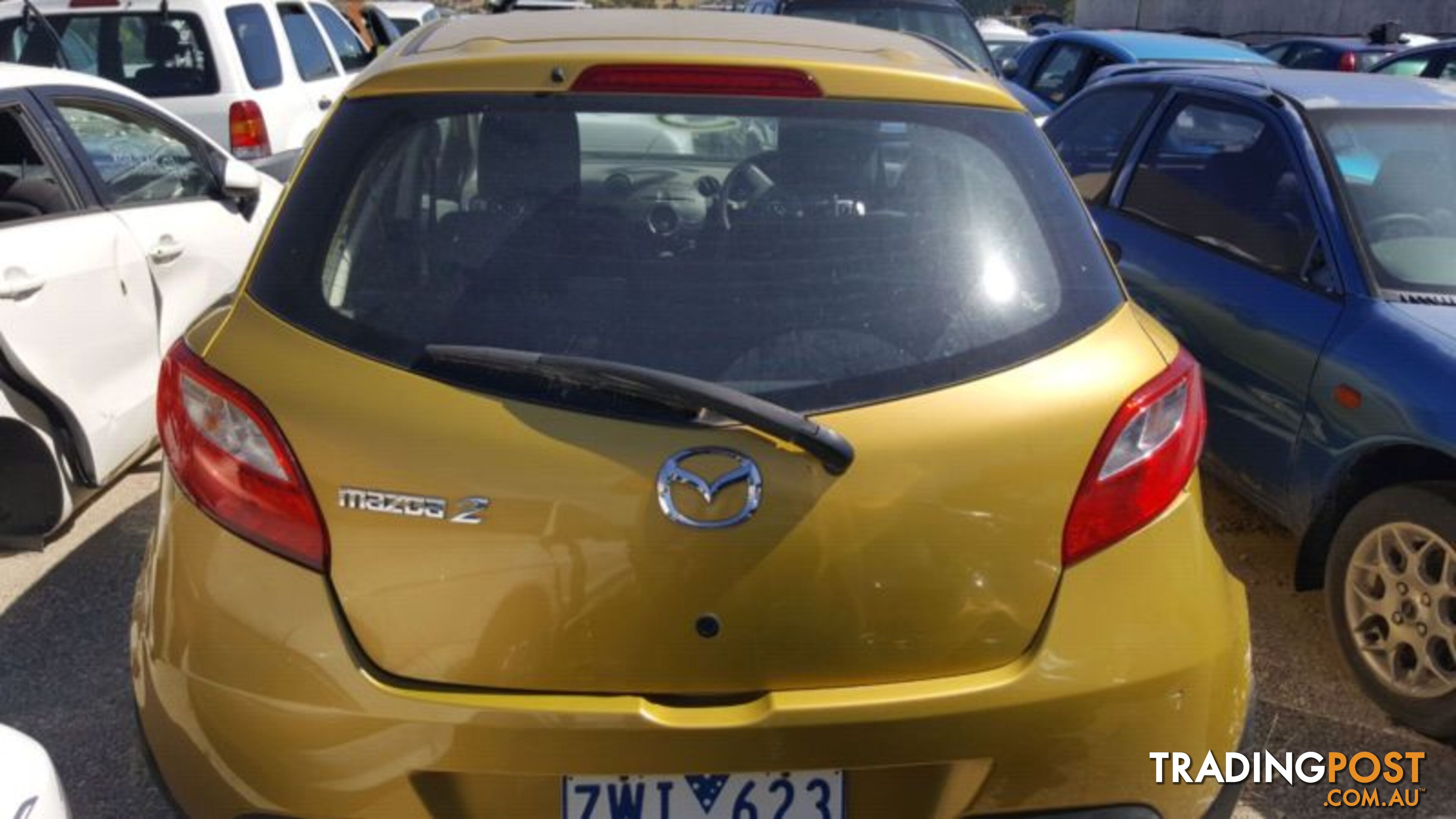 2007 Mazda 2 Golden colour Wrecking Now