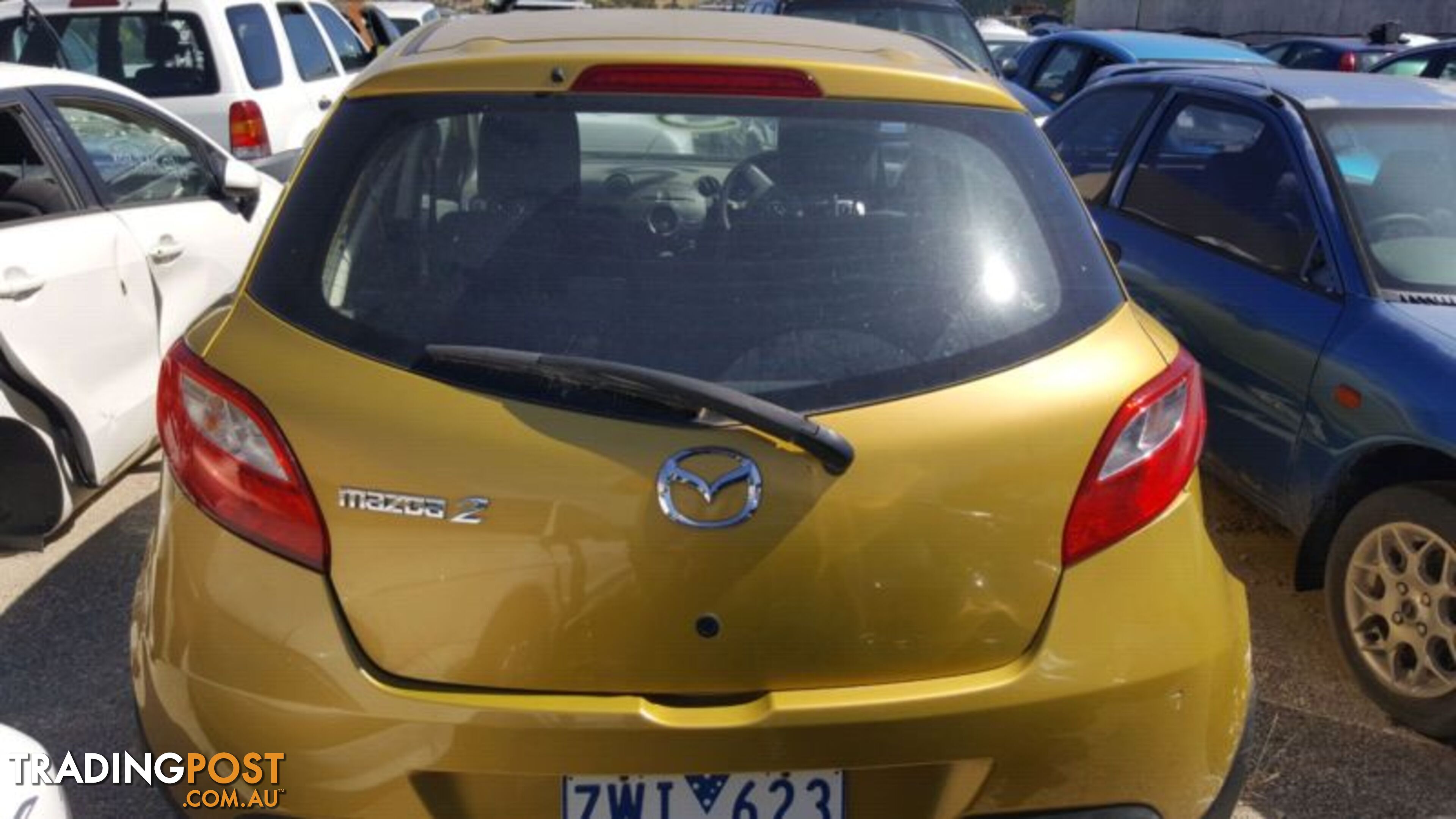 2007 Mazda 2 Golden colour Wrecking Now