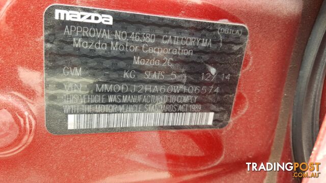 2014 , Mazda 2 Wrecking Now - photo 2 of 8