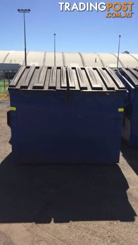 6 X ACT Industrial Blue Front Load Bins 4.5m^3 Sale Now ,Perth