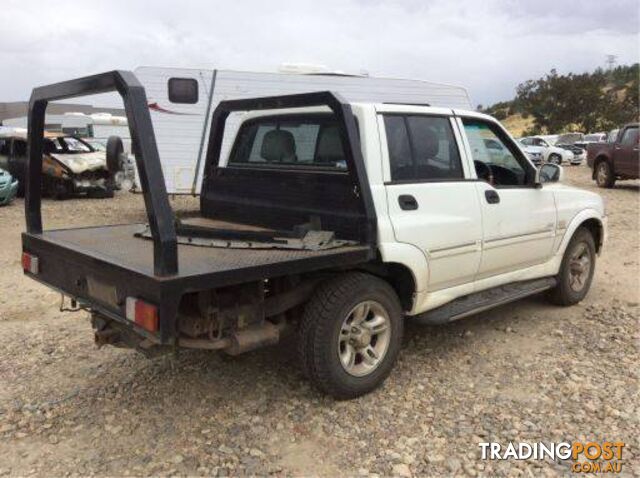 2005, Ssangyong Musso Dual Cab Chassis Wrecking Now