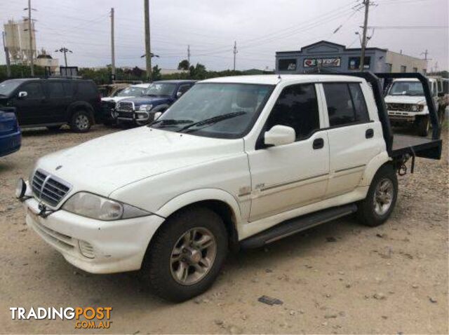 2005, Ssangyong Musso Dual Cab Chassis Wrecking Now