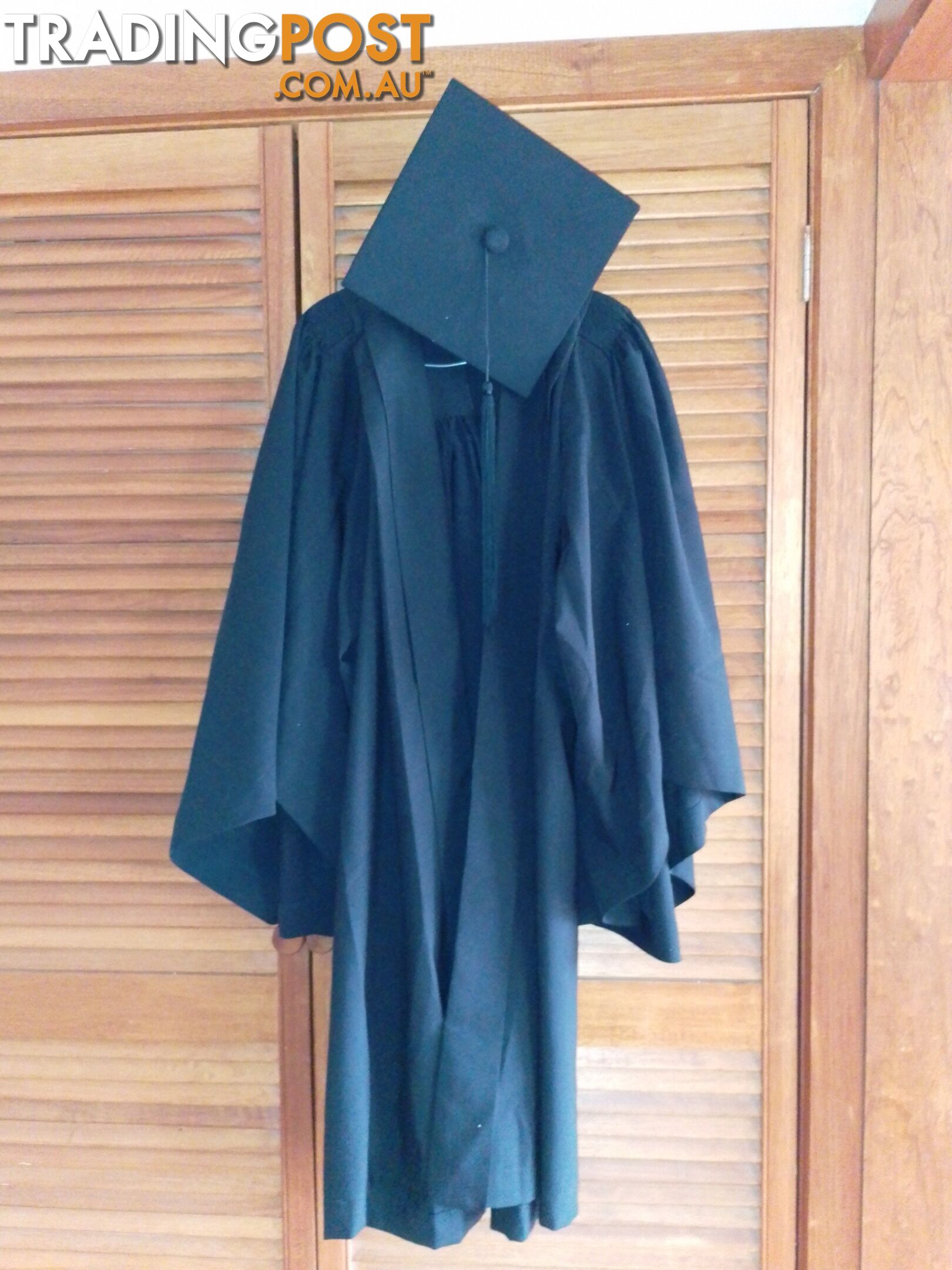 Graduation Gown and Mortar Board Hat