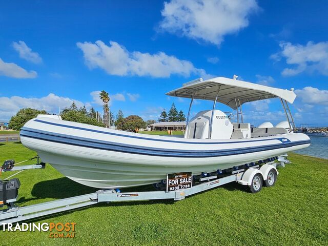 2022 AB Inflatables Oceanus VST 28 Twin 225 hp Mercury Verado Outboard Motors