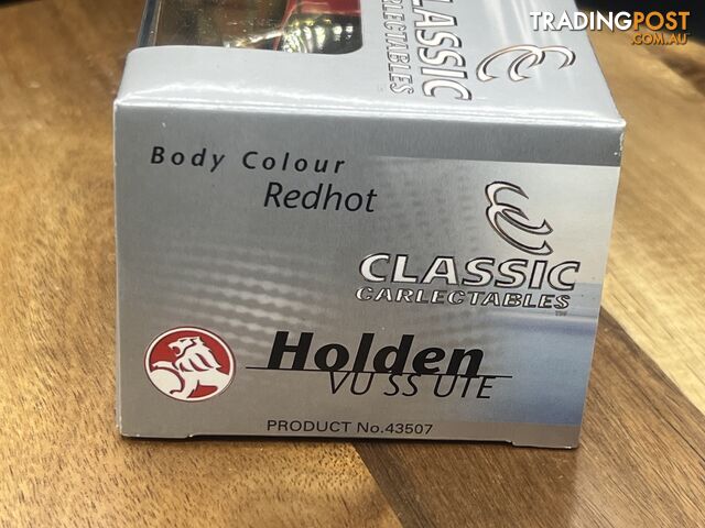 1/43 scale Holden VU Holden SS Ute Red hot new