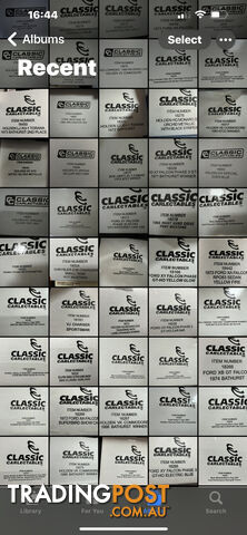 1/18 (80cars)Classic Carlectables fords holden chargers utes concepts lowndes Brock