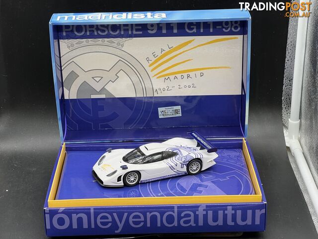 1/32 Fly Porsche 911 GT1 Real Madrid slotcar ltd gift set