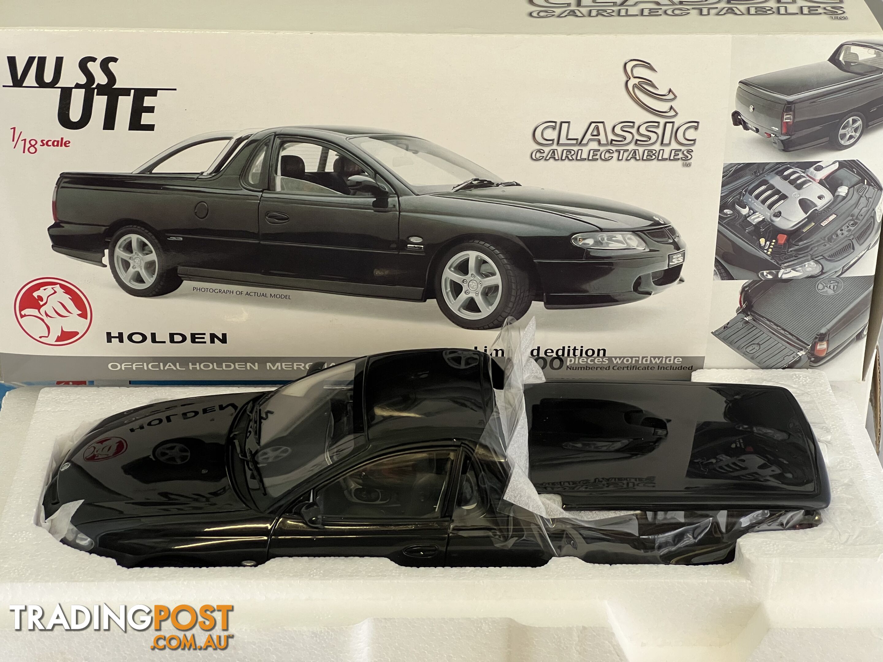 1/18 scale Classic  diecast Holden VU SS Ute Phantom NOS