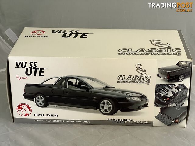 1/18 scale Classic  diecast Holden VU SS Ute Phantom NOS