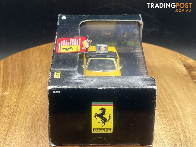 Ferrari Yellow 365GTS /4 hotwheels 1/43 scale used as been opened