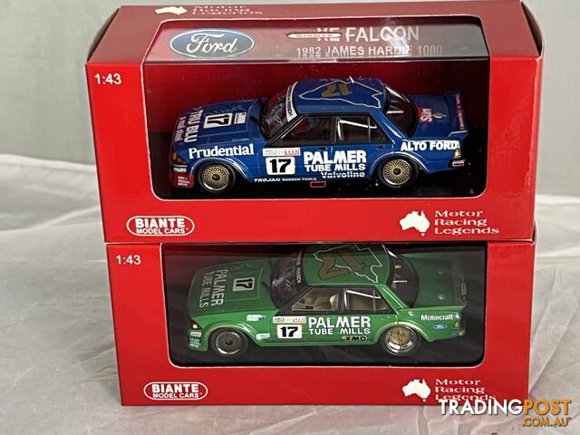 1/43 scale Biante Ford XE Johnson/French 1982 & 1984 Bathurst