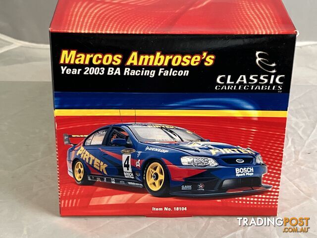 1/18 scale diecast 2003 Marcos Ambrose #4 Season Car Ford Falcon