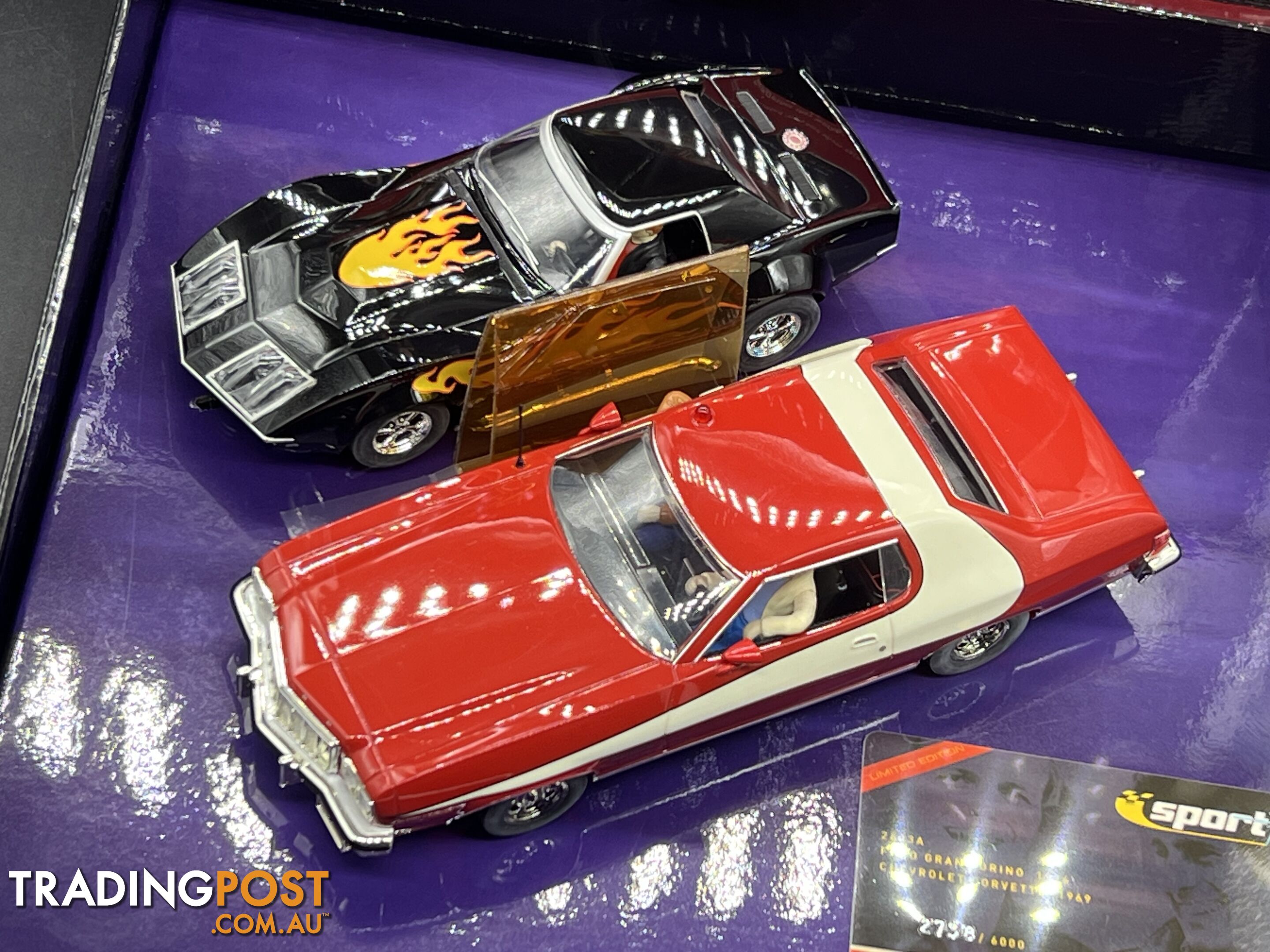 Scalextric C2603A Starsky & Hutch 2 car set Ford Torino & Chevy Corvette