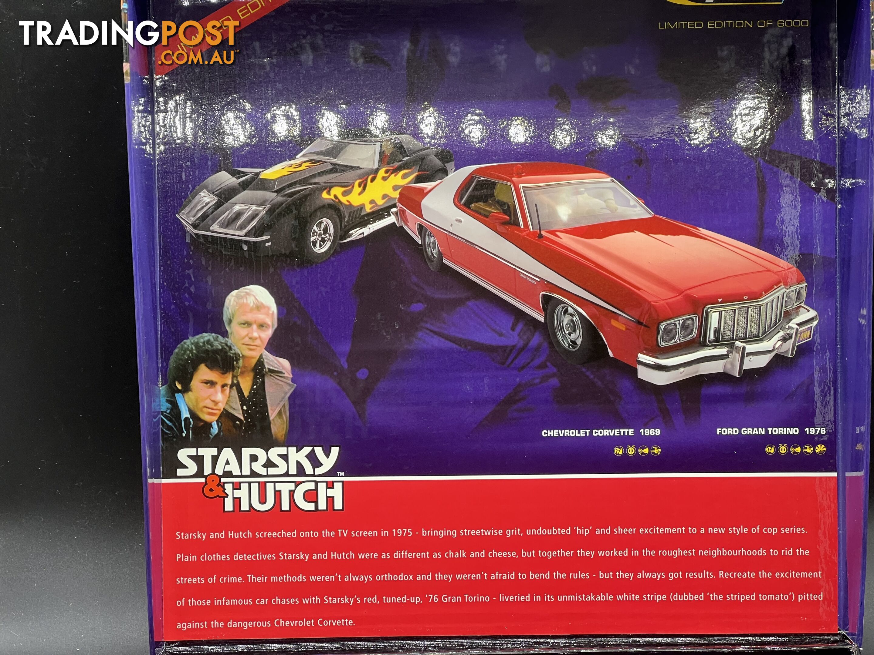 Scalextric C2603A Starsky & Hutch 2 car set Ford Torino & Chevy Corvette