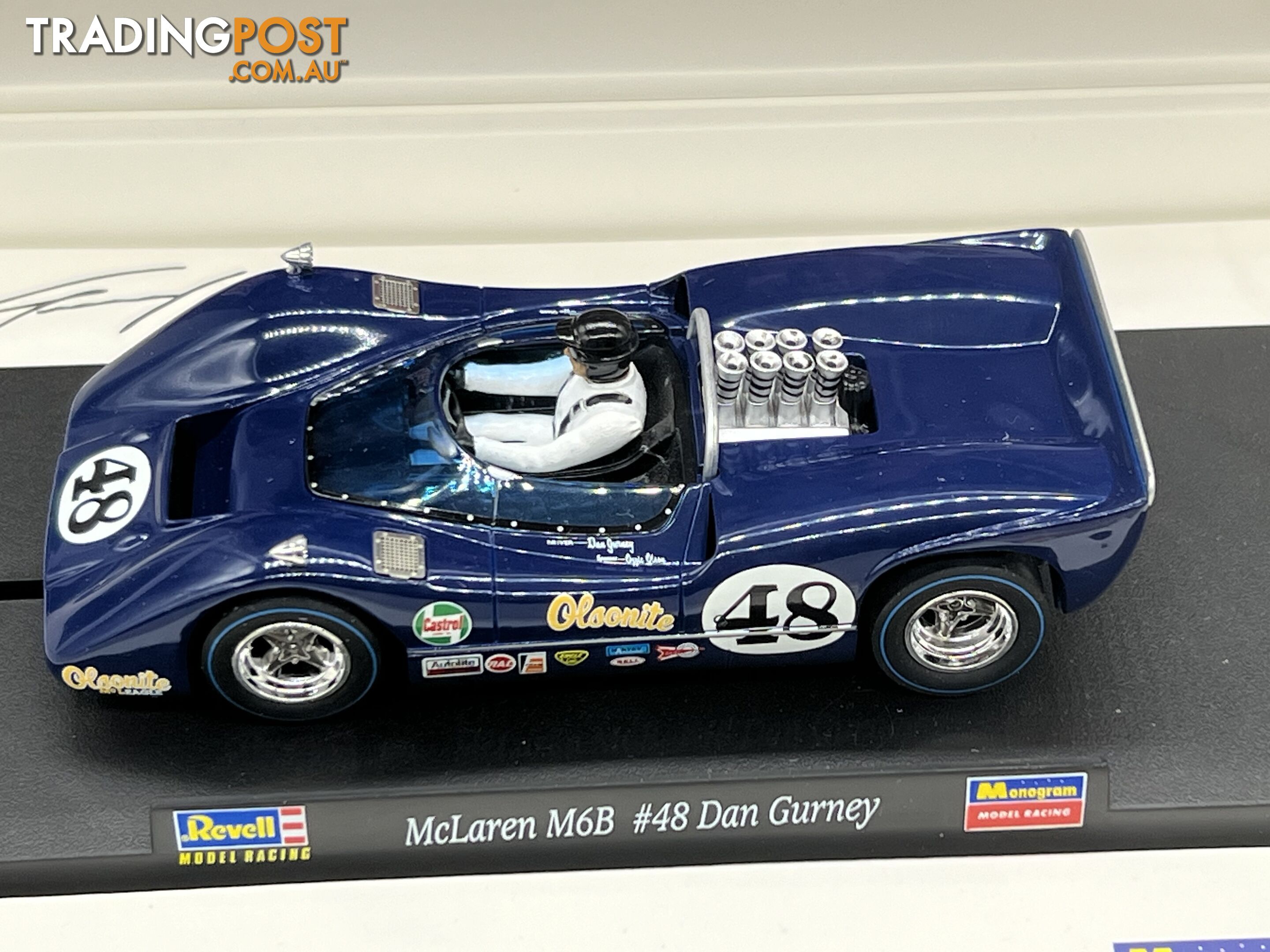 1/32 scale Revell Mclaren M6B #48 Dan Gurney slot car NOS $195