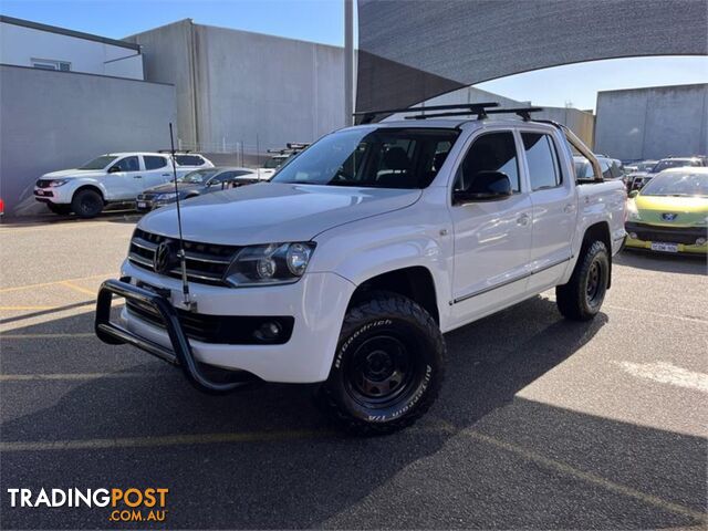 2011 VOLKSWAGEN AMAROK TDI400TRENDLINE 2H DUAL CAB UTILITY