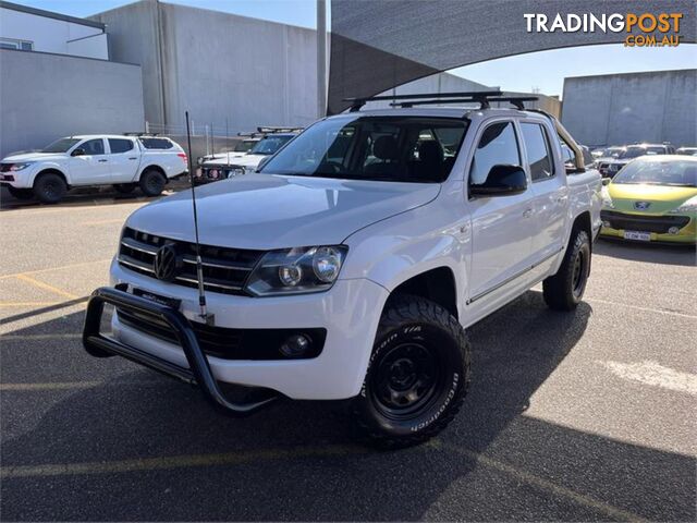 2011 VOLKSWAGEN AMAROK TDI400TRENDLINE 2H DUAL CAB UTILITY