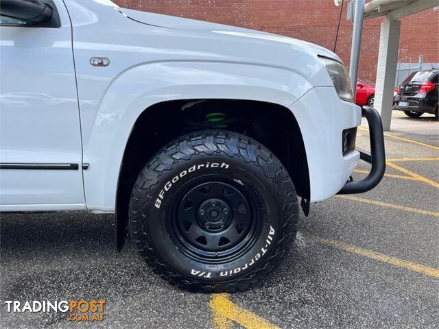 2011 VOLKSWAGEN AMAROK TDI400TRENDLINE 2H DUAL CAB UTILITY