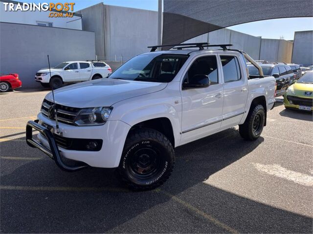 2011 VOLKSWAGEN AMAROK TDI400TRENDLINE 2H DUAL CAB UTILITY