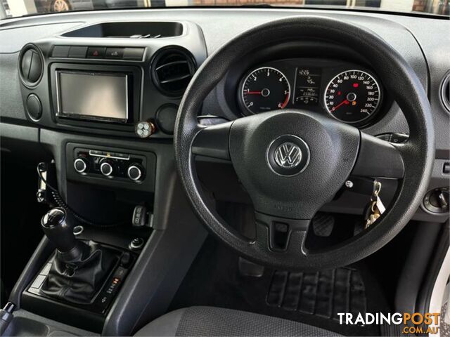 2011 VOLKSWAGEN AMAROK TDI400TRENDLINE 2H DUAL CAB UTILITY