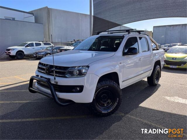 2011 VOLKSWAGEN AMAROK TDI400TRENDLINE 2H DUAL CAB UTILITY