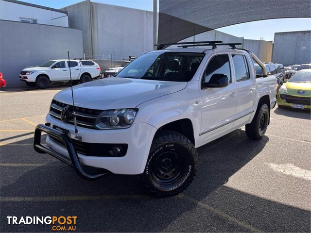 2011 VOLKSWAGEN AMAROK TDI400TRENDLINE 2H DUAL CAB UTILITY