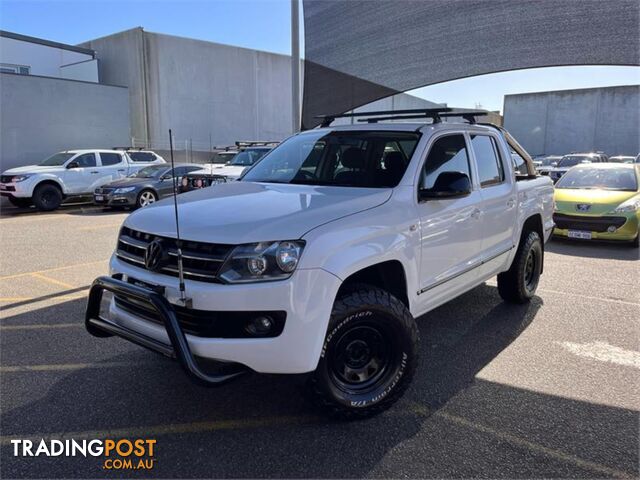 2011 VOLKSWAGEN AMAROK TDI400TRENDLINE 2H DUAL CAB UTILITY