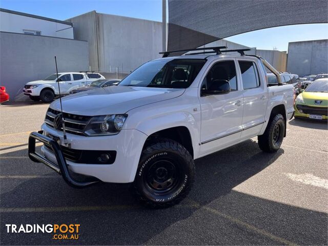 2011 VOLKSWAGEN AMAROK TDI400TRENDLINE 2H DUAL CAB UTILITY