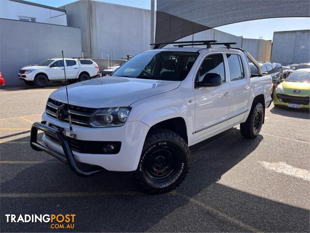 2011 VOLKSWAGEN AMAROK TDI400TRENDLINE 2H DUAL CAB UTILITY