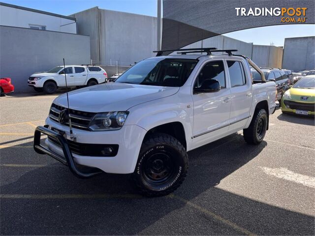 2011 VOLKSWAGEN AMAROK TDI400TRENDLINE 2H DUAL CAB UTILITY