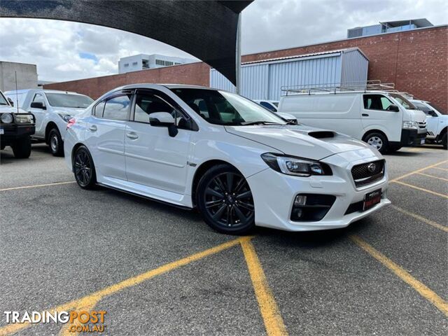 2016 SUBARU WRX PREMIUM MY17 4D SEDAN