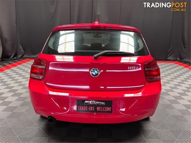 2014 BMW 1 16I F20MY14 5D HATCHBACK