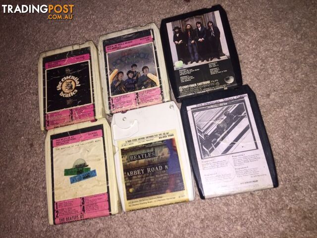 Vintage 8 track tape collection - Beatles, Sinatra, Elvis, Stevens