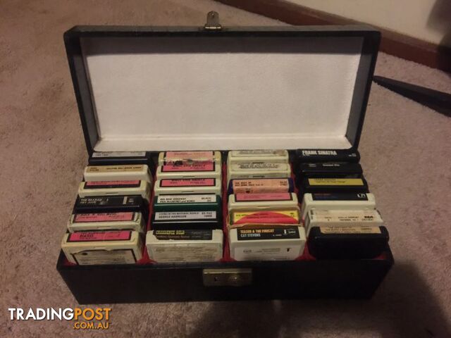 Vintage 8 track tape collection - Beatles, Sinatra, Elvis, Stevens