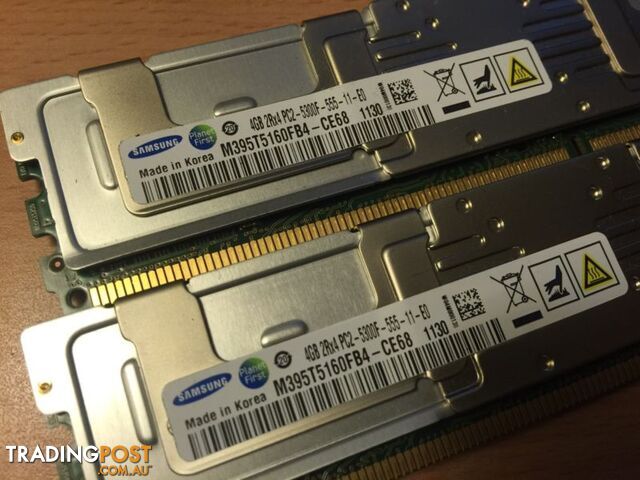 4GBx2 8GB DDR2 PC2 5300F 555 - Fully buffered RAM - 2Rx4 - photo 2 of 4
