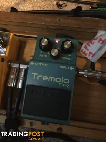 BOSS TR-2 TREMOLO - Guitar Effect pedal in Box / SWAP?