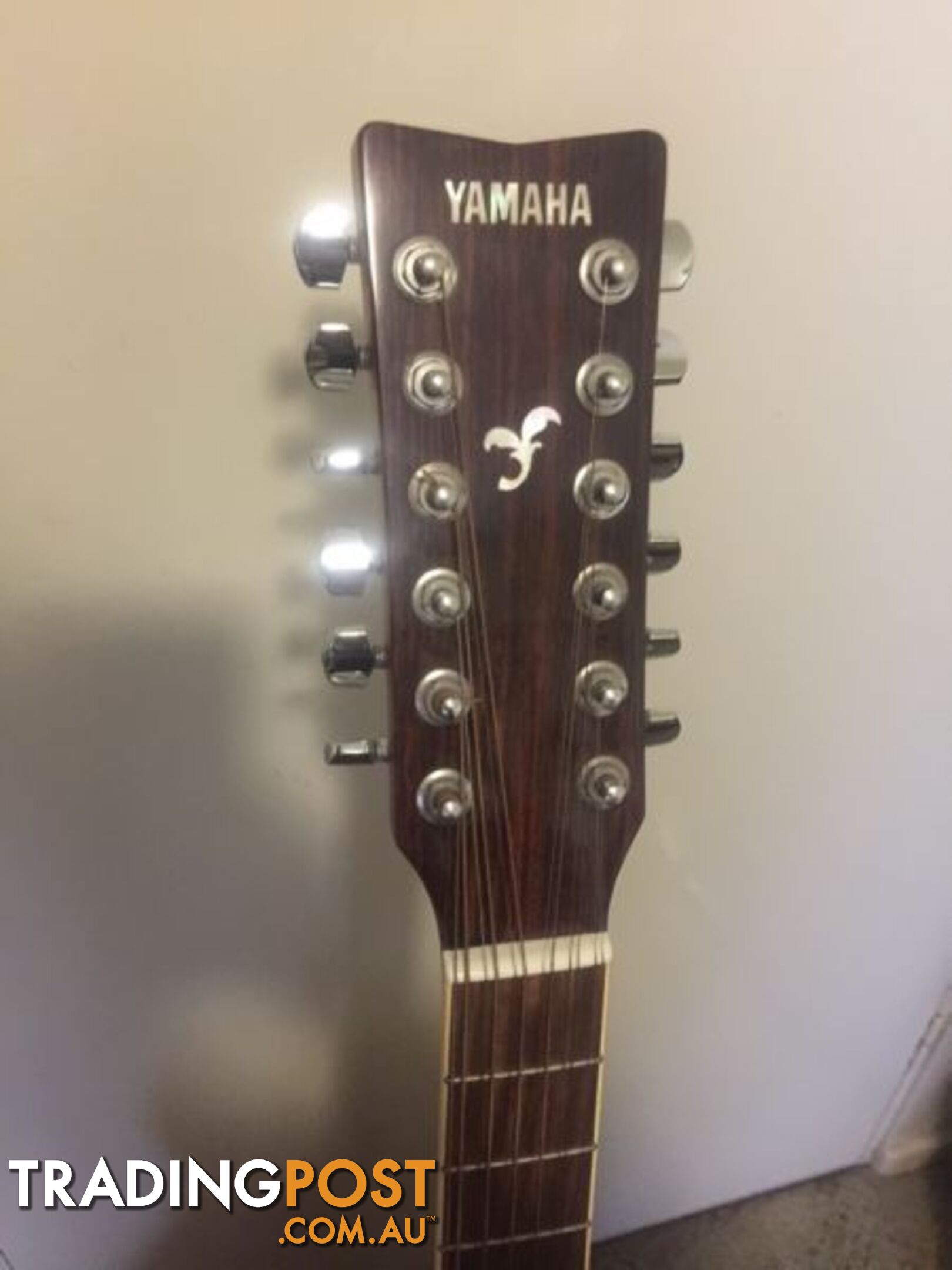 Yamaha 12 String Guitar - sounds amazing! New strings