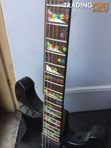 "Learners" Guitar with NOTES on Fretbord / MAGNUM custom series