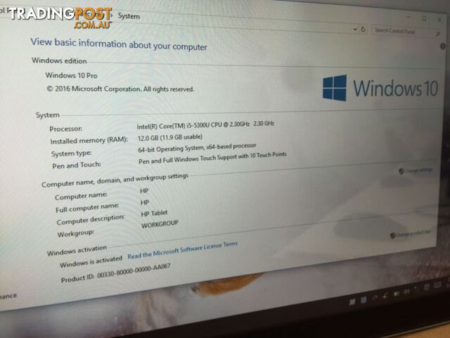 3200$ HP EliteBook / 12GB Ram / 256GB SSD / i5 vPro / Windows 10